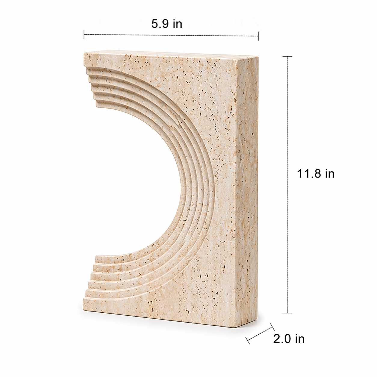 Travertine Arch Sculpture